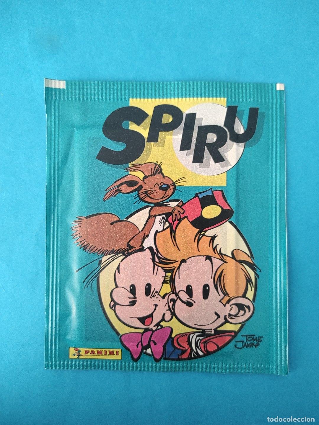 Coleccionismo cromos antiguos: SOBRE DE CROMOS SIN ABRIR DE SPIROU DE PANINI - Foto 1