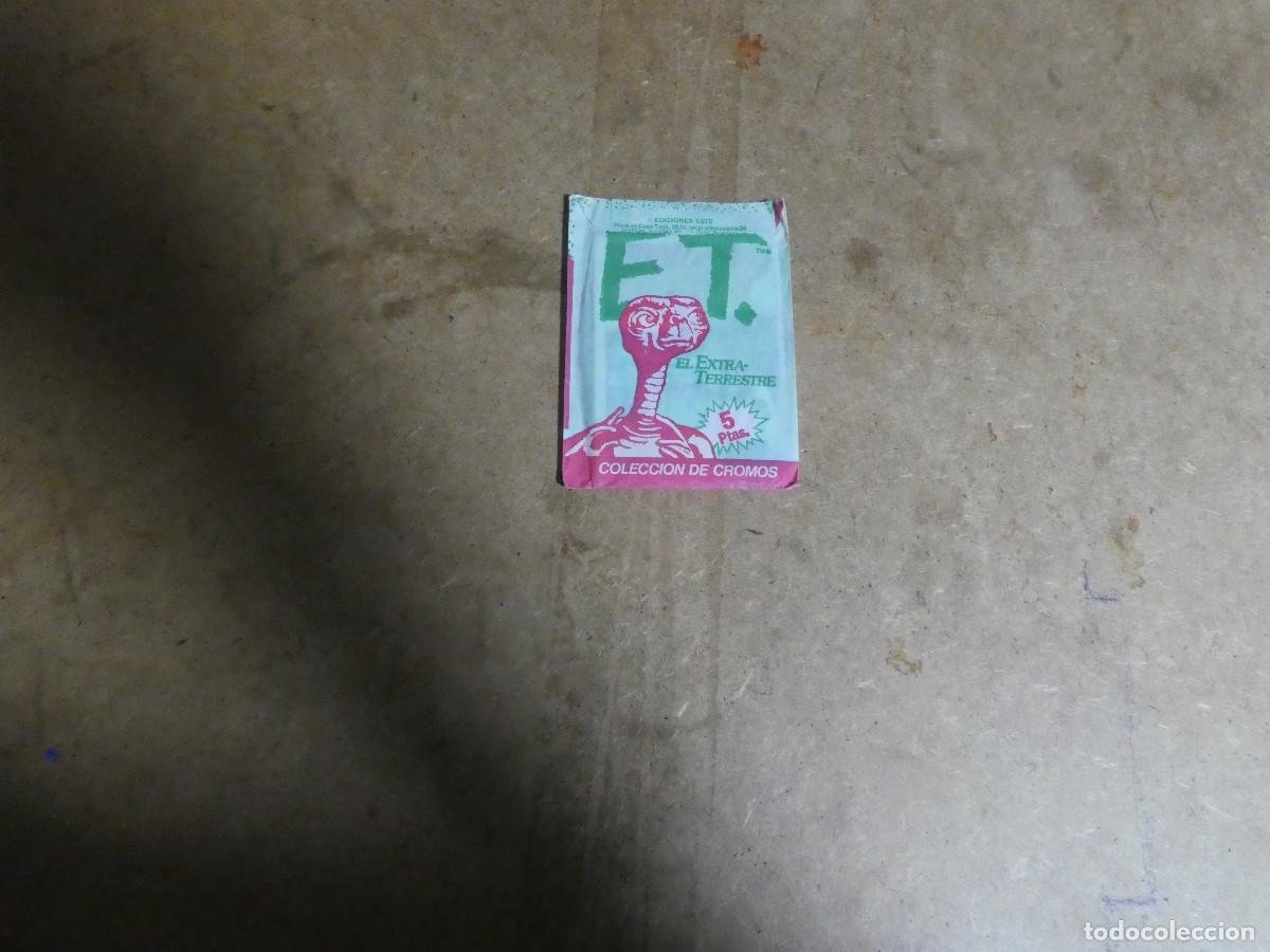 Coleccionismo cromos antiguos: sobre de cromos sin abrir, E.T. el extraterrestre de ediciones este - Foto 1