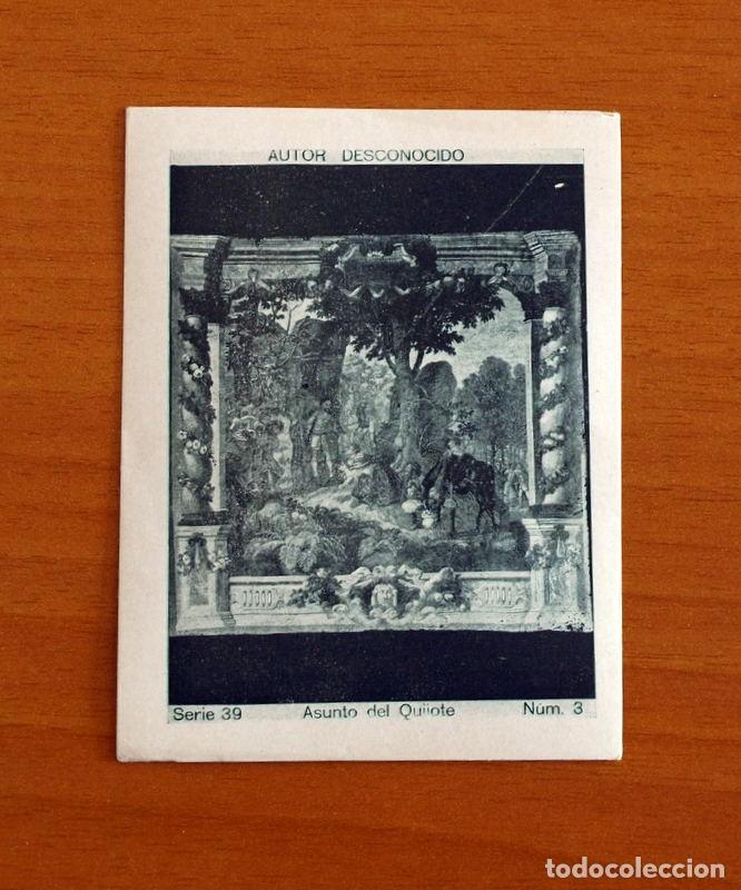 Coleccionismo Cromos antiguos: Autor Desconocido - Asunto del Quijote - Serie 39 - N&ordm; 3 - &Aacute;lbum Cup&oacute;n Peninsular a&ntilde;o 1932