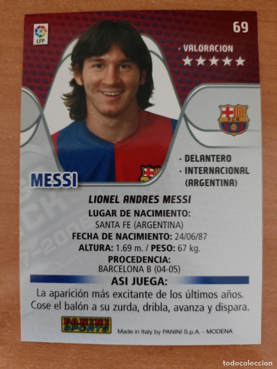 Coleccionismo cromos antiguos: messi megacracks 07 08 - Foto 2