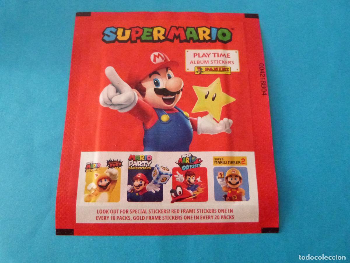 Coleccionismo cromos antiguos: SOBRE DE CROMOS SIN ABRIR DE SUPER MARIO DE PANINI - Foto 1