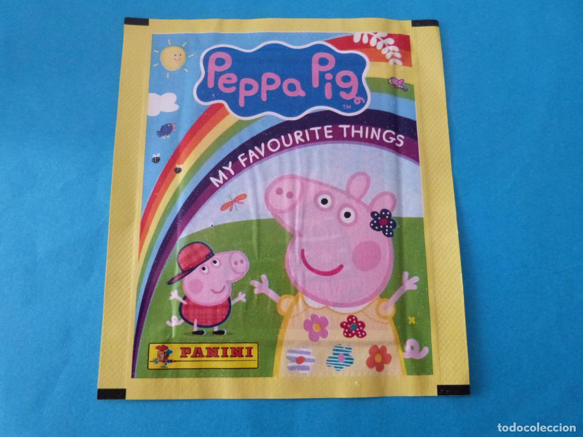 Coleccionismo cromos antiguos: SOBRE DE CROMOS SIN ABRIR DE PEPPA PIG MY FAVOURITE THINGS DE PANINI