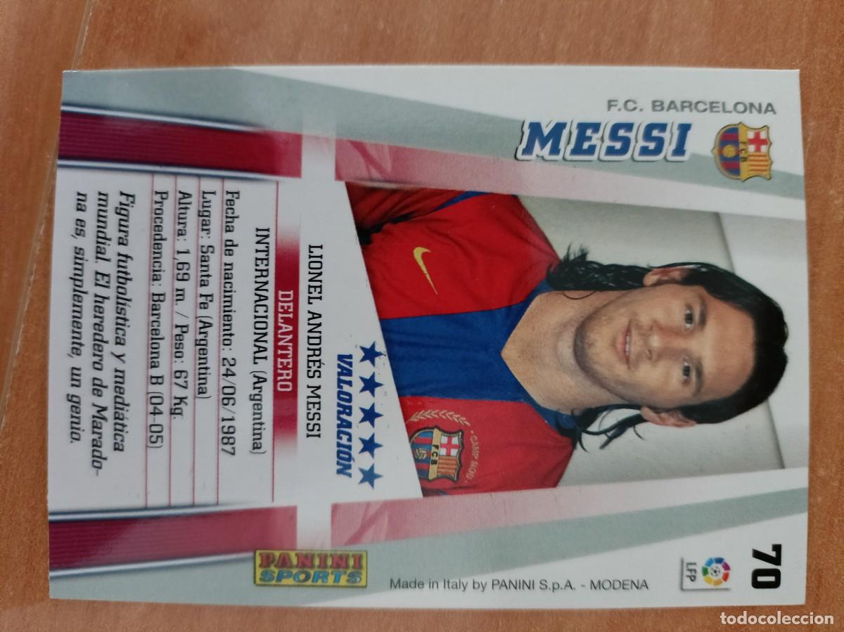 Coleccionismo cromos antiguos: messi megacracks 08 09 - Foto 2