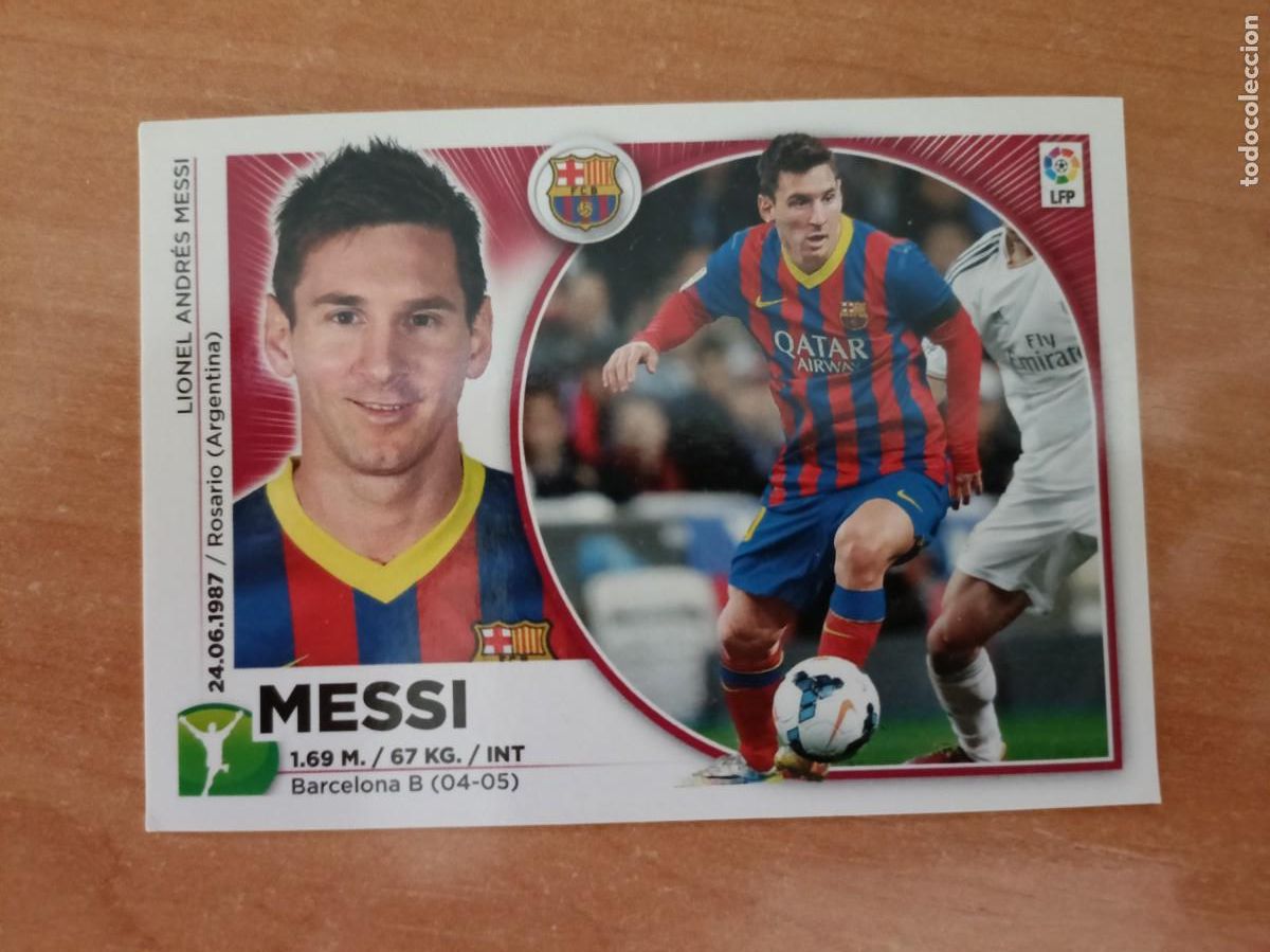 Coleccionismo cromos antiguos: messi, liga 2014 2015 - Foto 1