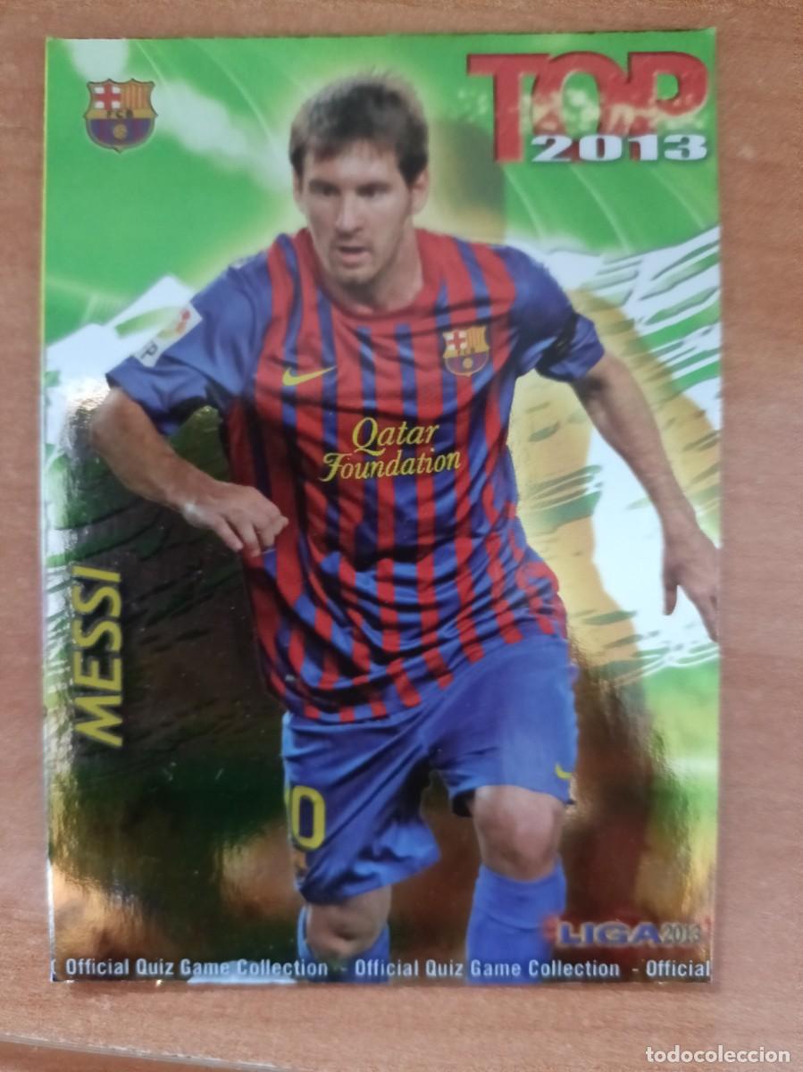 Coleccionismo cromos antiguos: messi top liga 2013 cromo - Foto 1