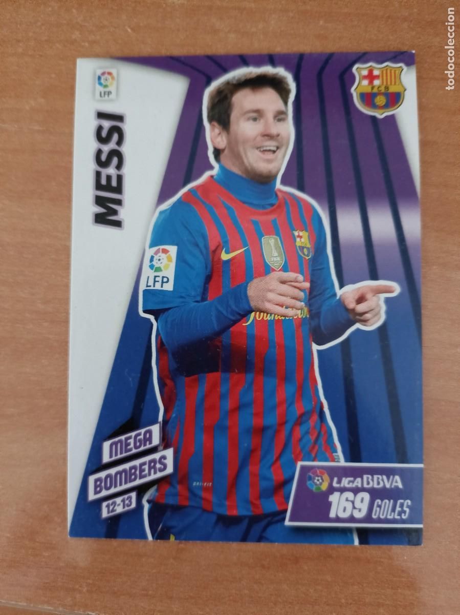 Coleccionismo cromos antiguos: messi mega bombers 12 13 - Foto 1