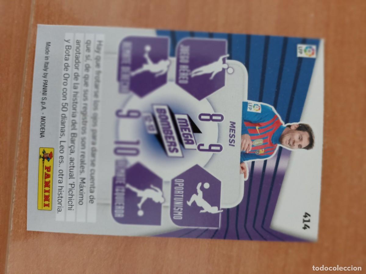 Coleccionismo cromos antiguos: messi mega bombers 12 13 - Foto 2