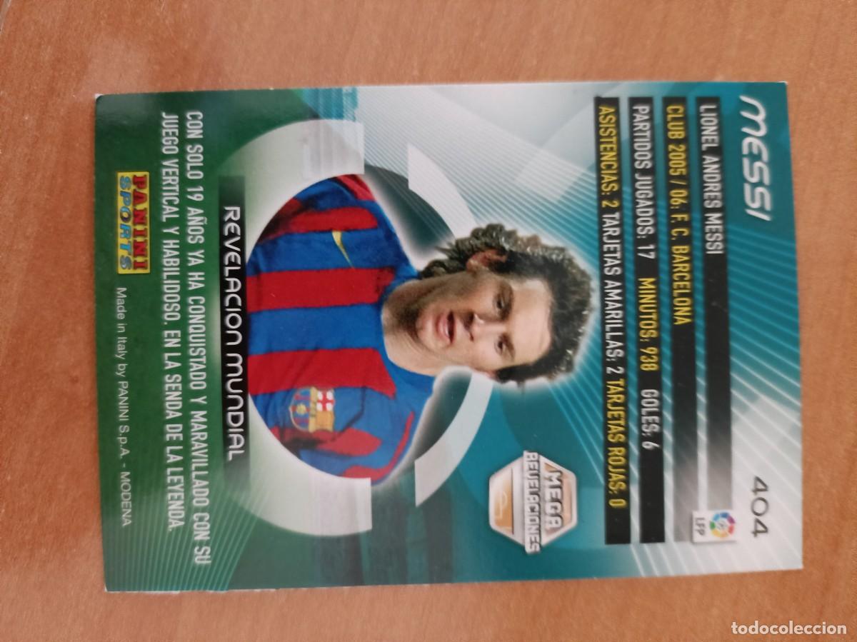 Coleccionismo cromos antiguos: messi mega revelaciones 2007 - Foto 2