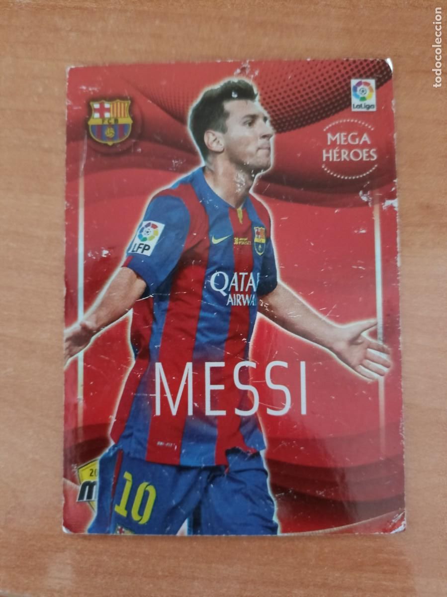 Coleccionismo cromos antiguos: messi mega heroes 15 16 - Foto 1
