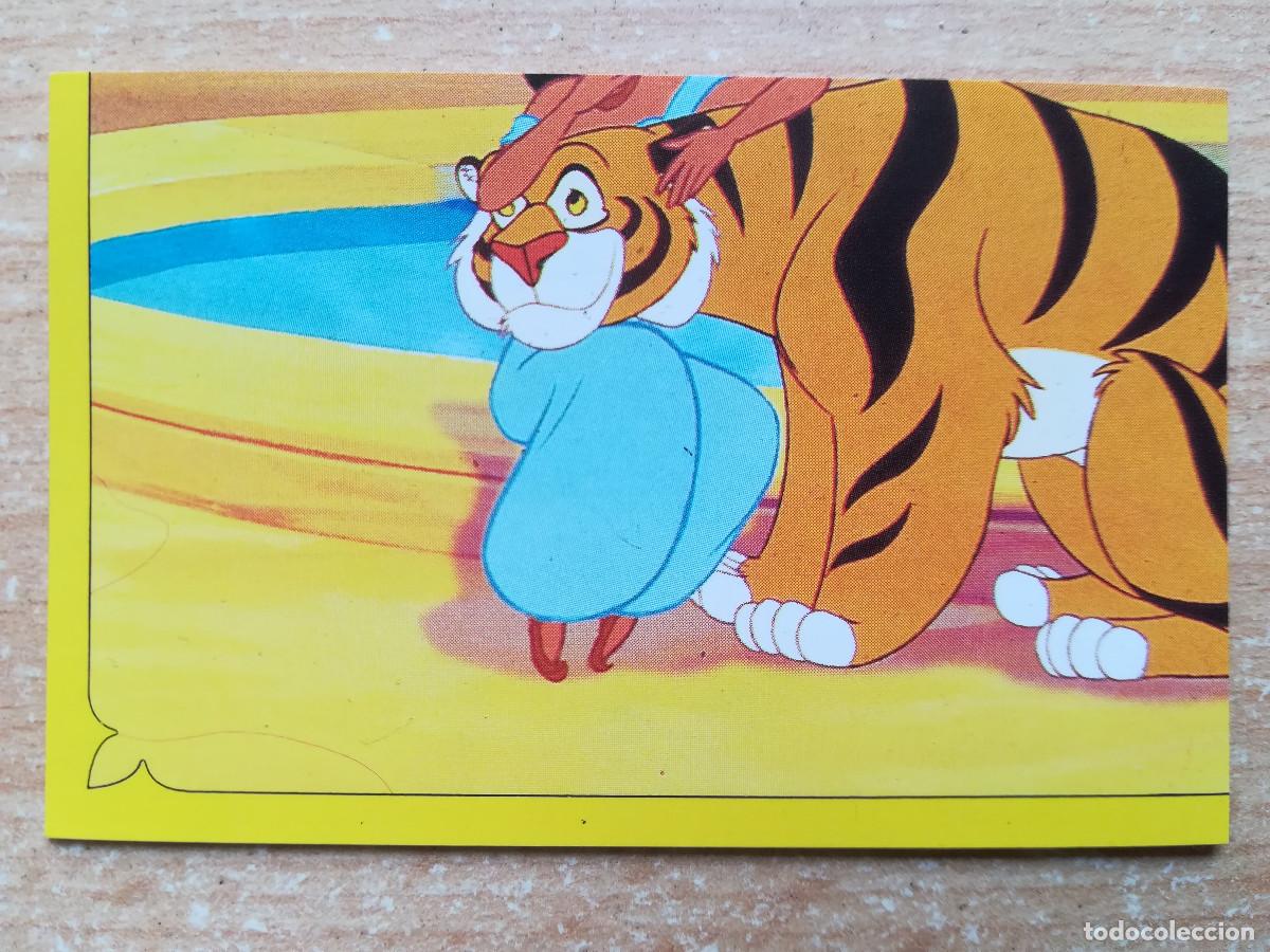 Coleccionismo Cromos antiguos: Cromo Aladd&iacute;n Disney N&ordm; 24 nunca pegado - Panini 1993.
