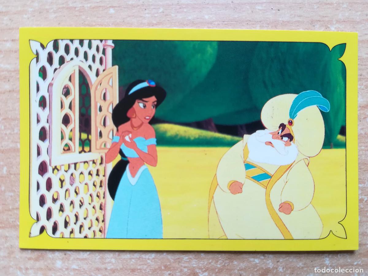 Coleccionismo Cromos antiguos: Cromo Aladd&iacute;n Disney N&ordm; 27 nunca pegado - Panini 1993.