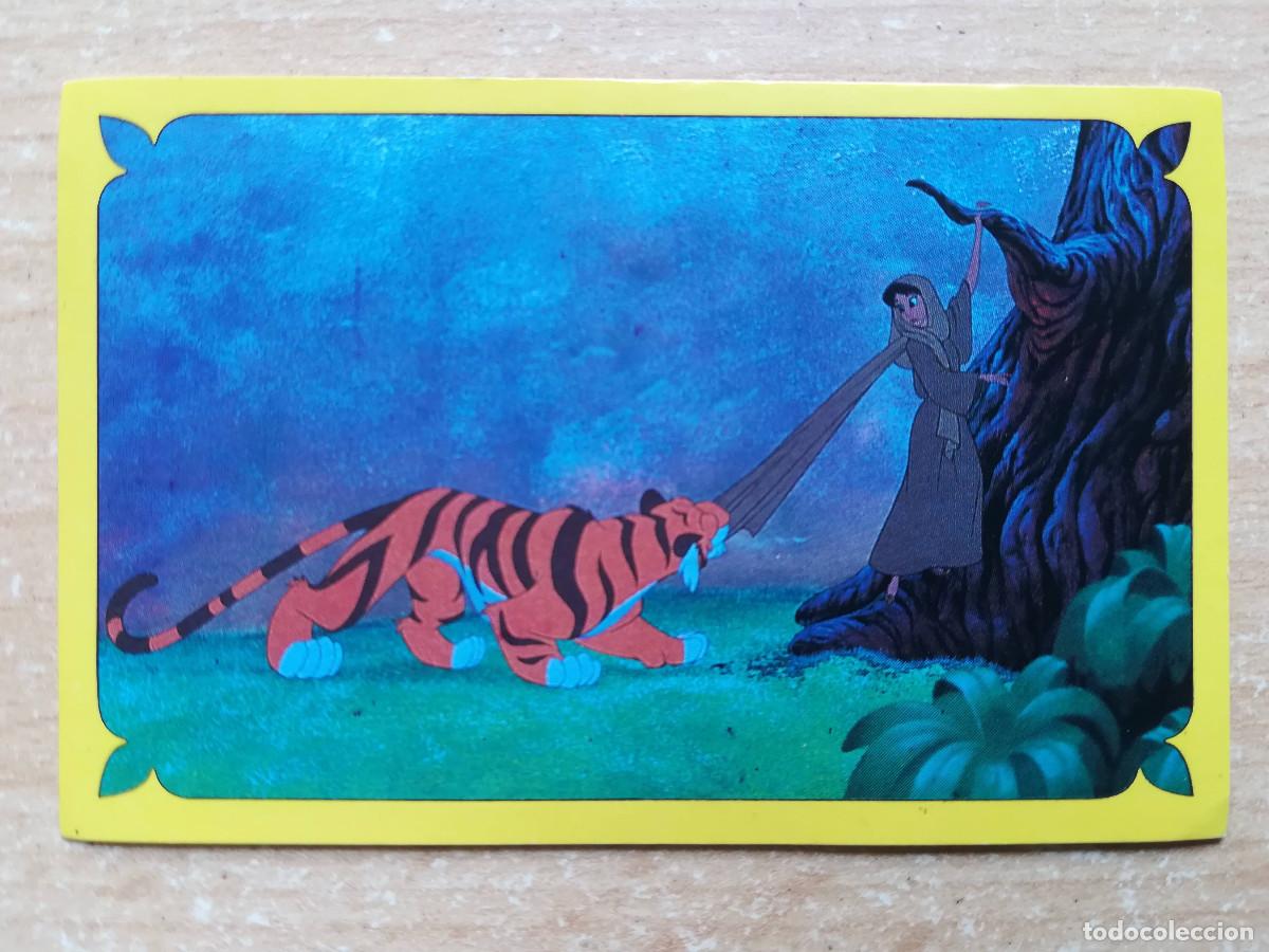 Coleccionismo Cromos antiguos: Cromo Aladd&iacute;n Disney N&ordm; 37 nunca pegado - Panini 1993.