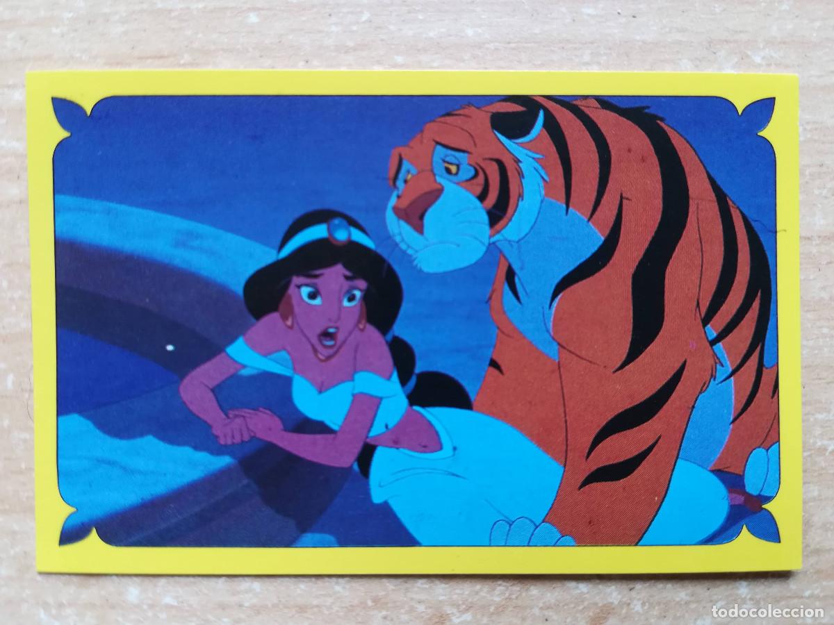 Coleccionismo Cromos antiguos: Cromo Aladd&iacute;n Disney N&ordm; 62 nunca pegado - Panini 1993.
