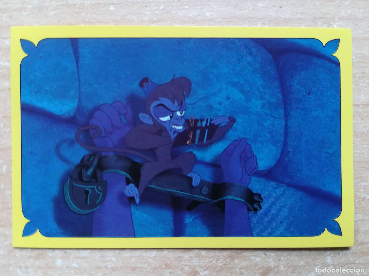 Coleccionismo Cromos antiguos: Cromo Aladd&iacute;n Disney N&ordm; 64 nunca pegado - Panini 1993.