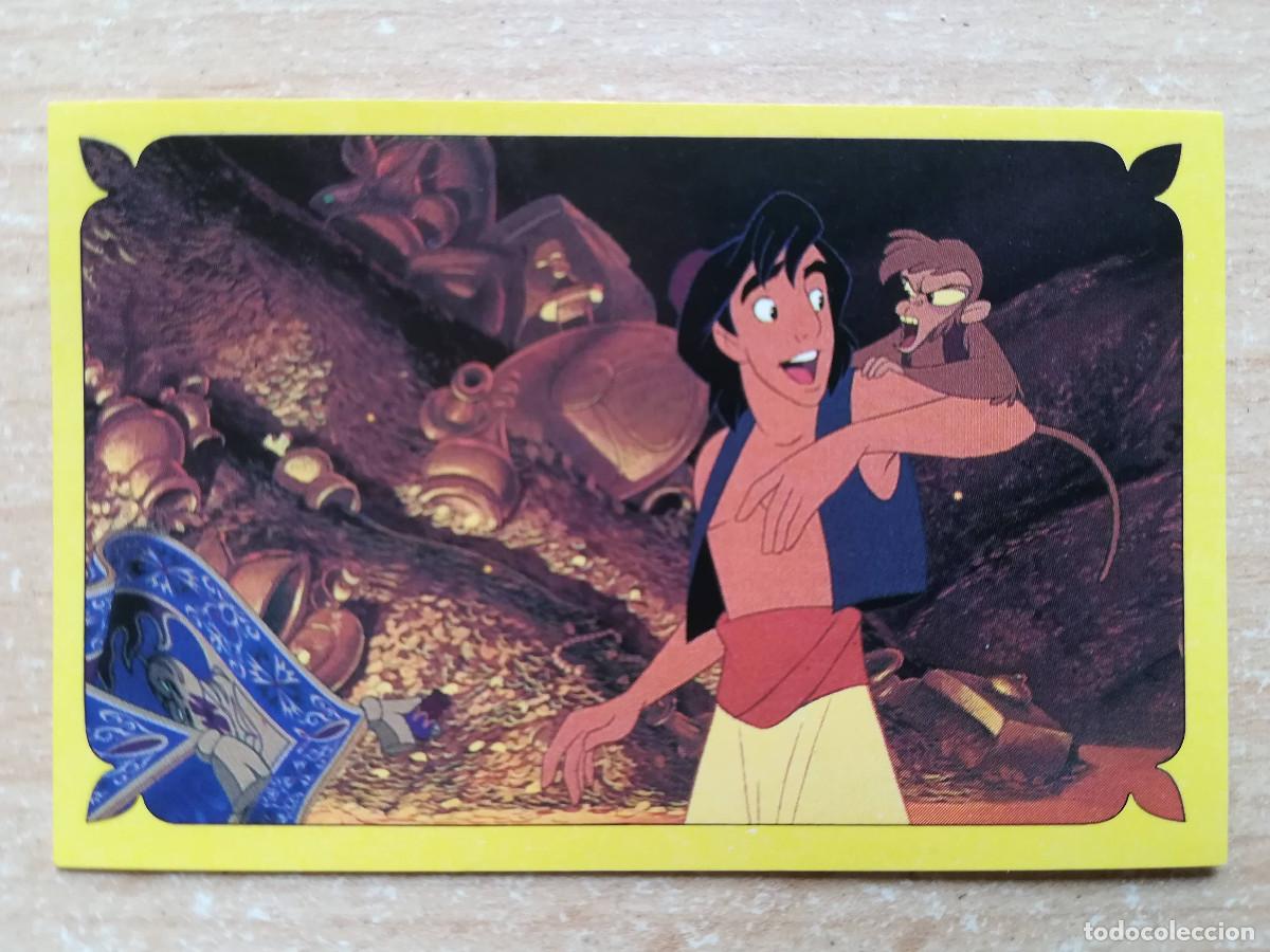Coleccionismo Cromos antiguos: Cromo Aladd&iacute;n Disney N&ordm; 70 nunca pegado - Panini 1993.