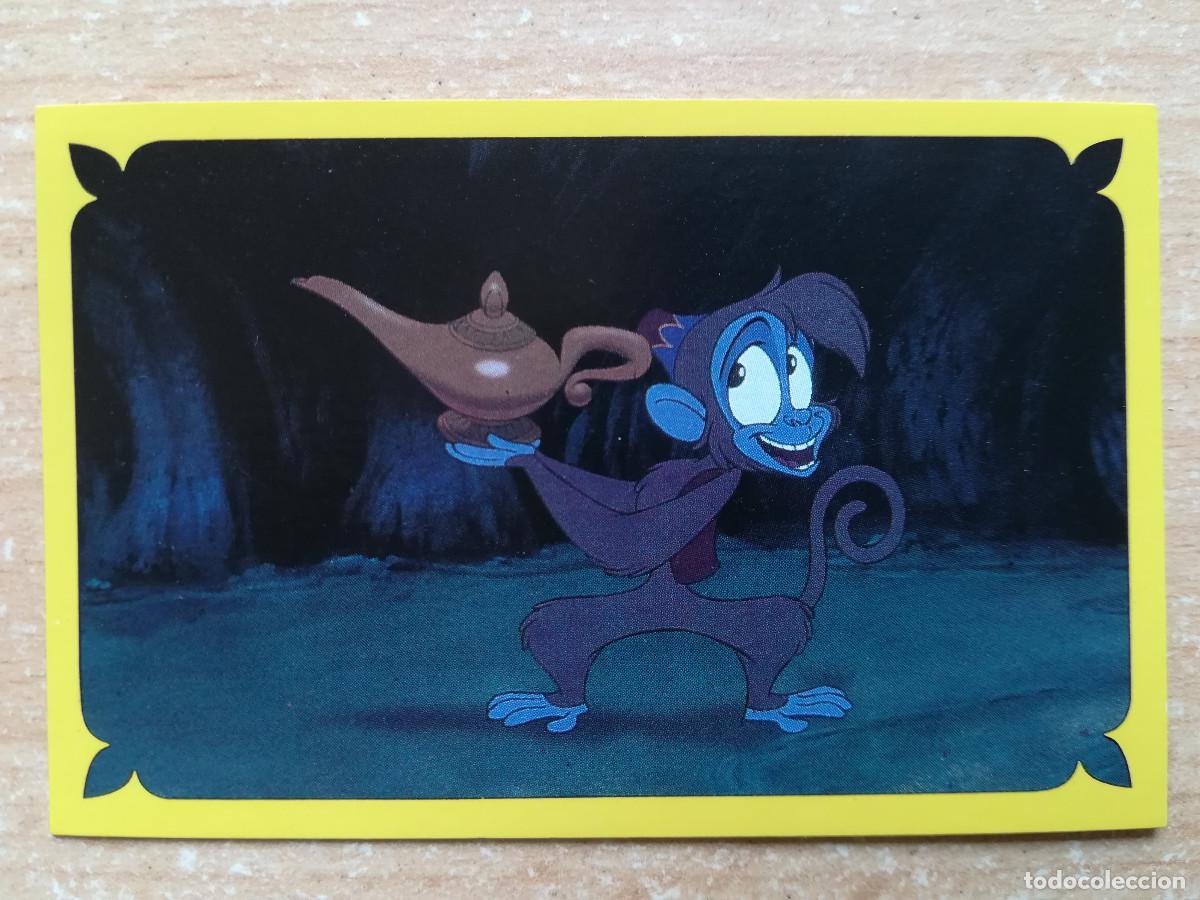 Coleccionismo Cromos antiguos: Cromo Aladd&iacute;n Disney N&ordm; 84 nunca pegado - Panini 1993.