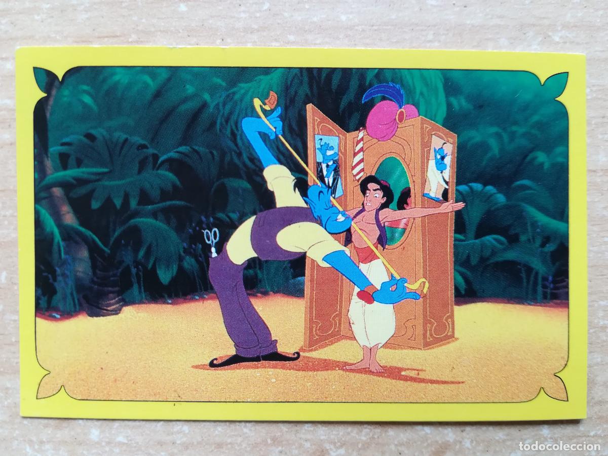 Coleccionismo Cromos antiguos: Cromo Aladd&iacute;n Disney N&ordm; 119 nunca pegado - Panini 1993.