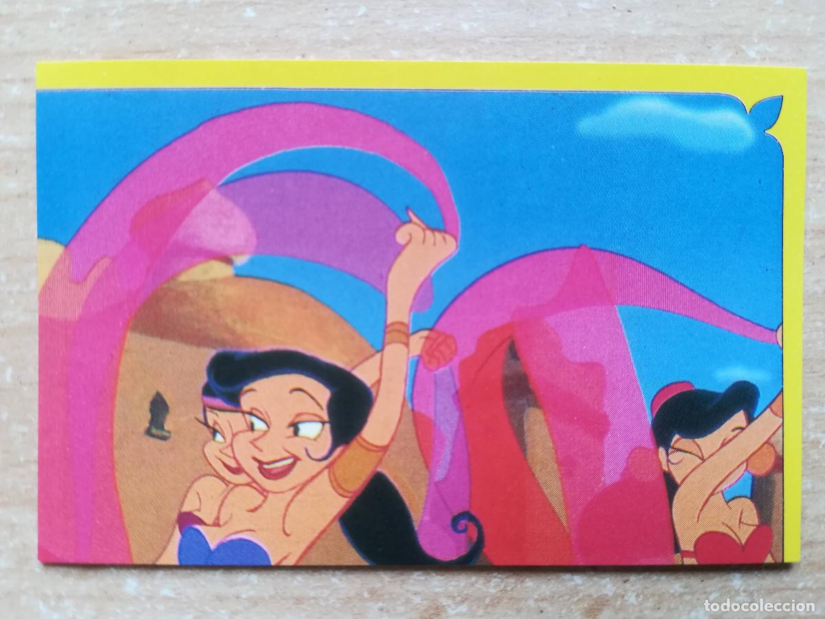 Coleccionismo Cromos antiguos: Cromo Aladd&iacute;n Disney N&ordm; 132 nunca pegado - Panini 1993.