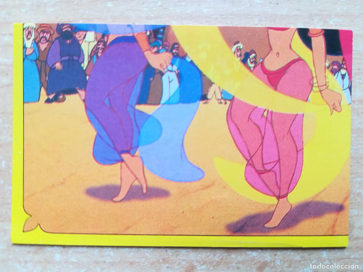 Coleccionismo Cromos antiguos: Cromo Aladd&iacute;n Disney N&ordm; 133 nunca pegado - Panini 1993.