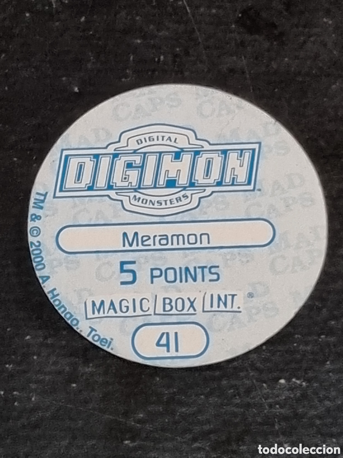 Coleccionismo cromos antiguos: 41 - MERAMON TAZO DIGIMON - Foto 2