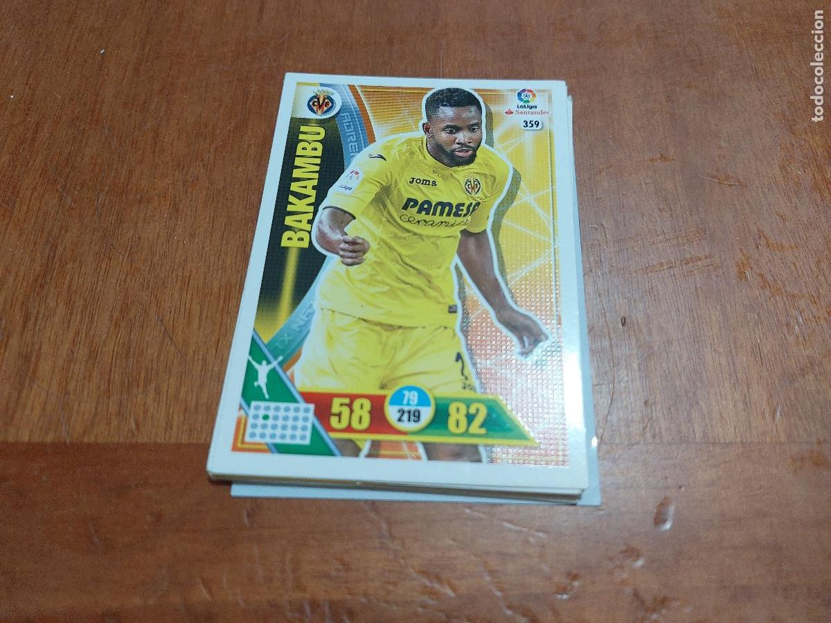 Collezionismo Figurine antiche: 359 BAKMBU. ADRENALYN XL. LIGA 2016-2017. LIGA 16-17. CARTA. CROMO. BUEN ESTADO