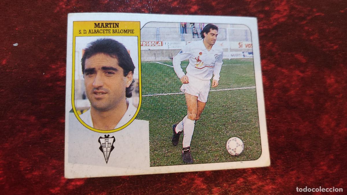 Coleccionismo cromos antiguos: Este 1991/92. Mart&iacute;n - Albacete. - Foto 1