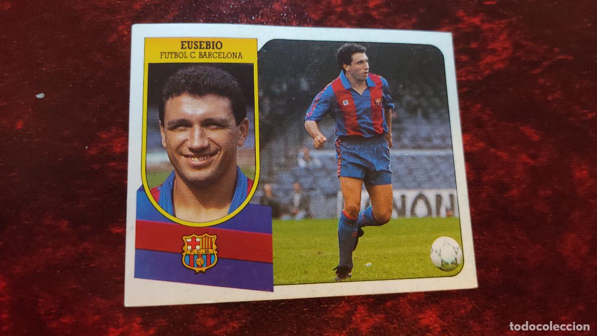 Coleccionismo cromos antiguos: Este 1991/92. Eusebio - Barcelona - Foto 1