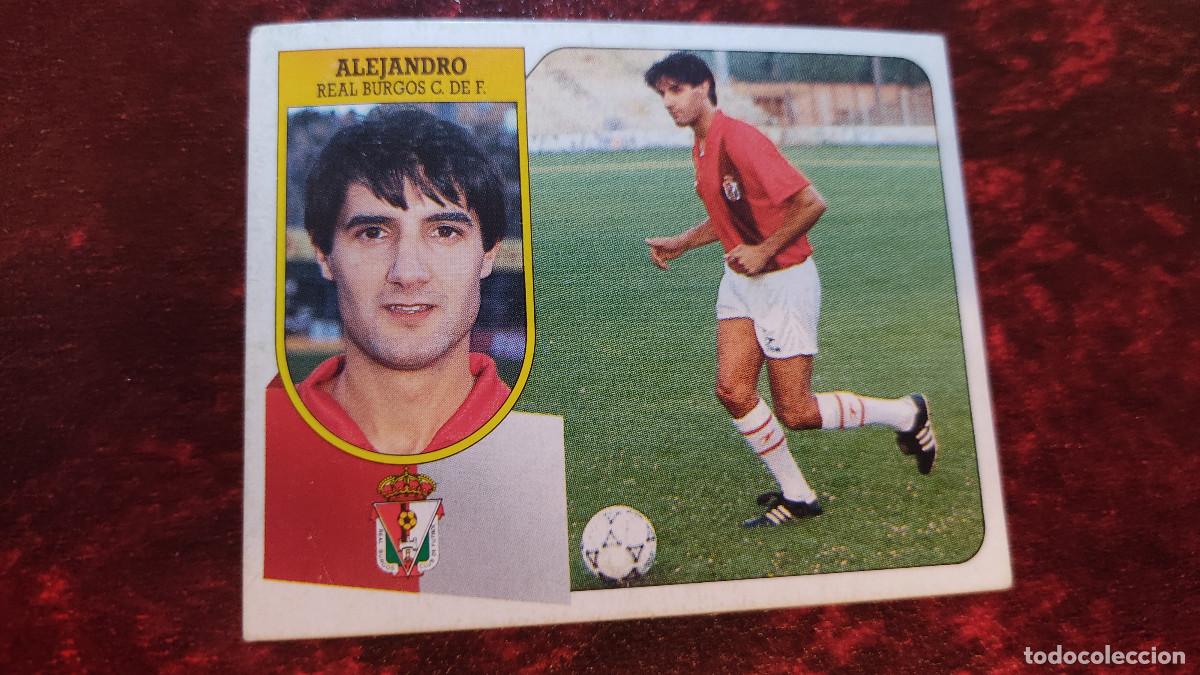 Coleccionismo cromos antiguos: Este 1991/92. Alejandro - Burgos - Foto 1