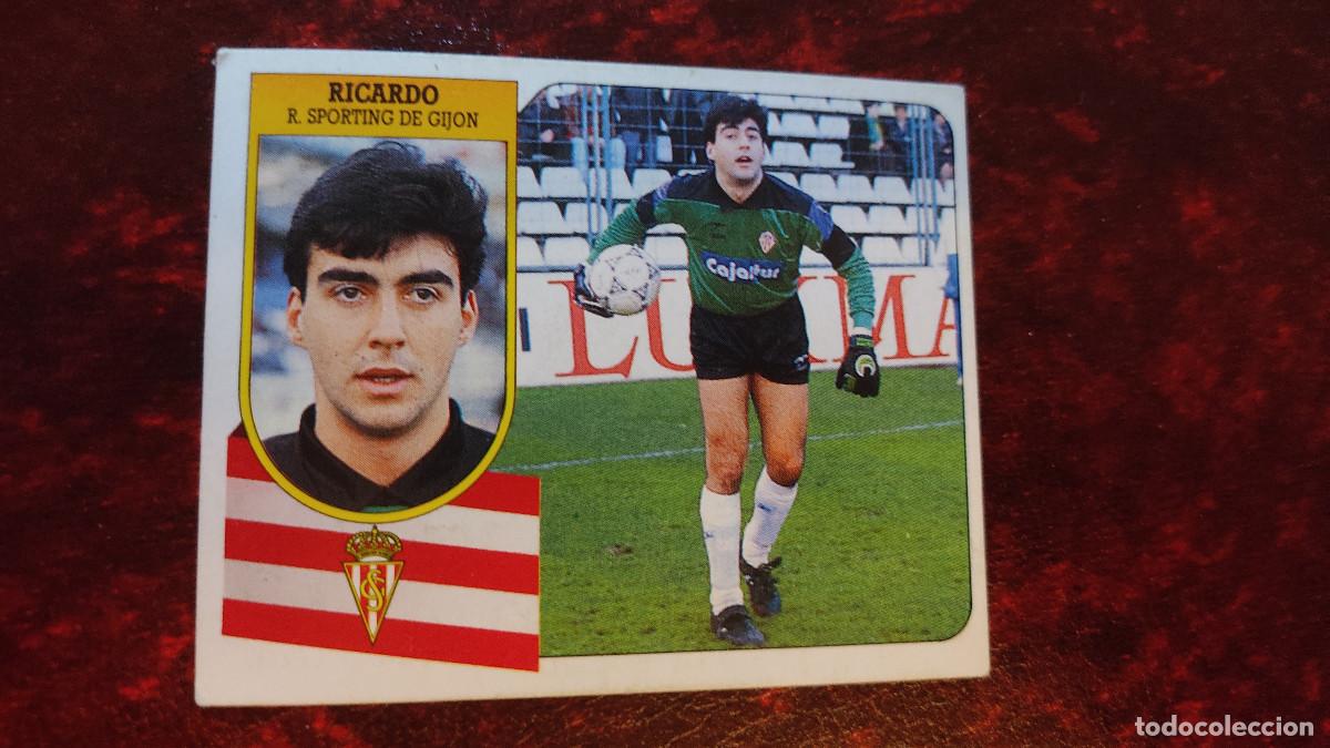 Coleccionismo cromos antiguos: Este 1991/92. Ricardo - Sporting Gij&oacute;n - Foto 1