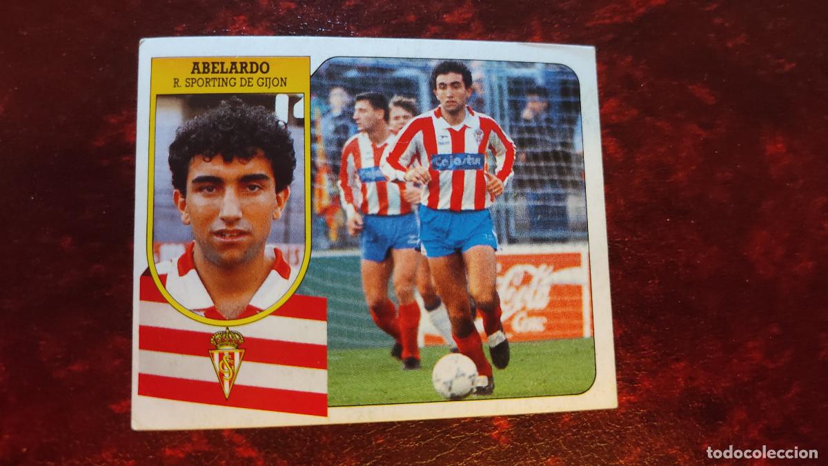 Coleccionismo cromos antiguos: Este 1991/92. Abelardo - Sporting Gij&oacute;n - Foto 1