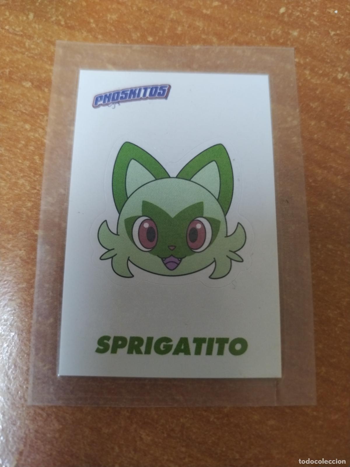 Coleccionismo Cromos antiguos: CROMO PEGATINA PHOSKITOS -POKEMON - APRIGATITO- ( 2024 ) NUEVO EN SU ENVOLTORIO