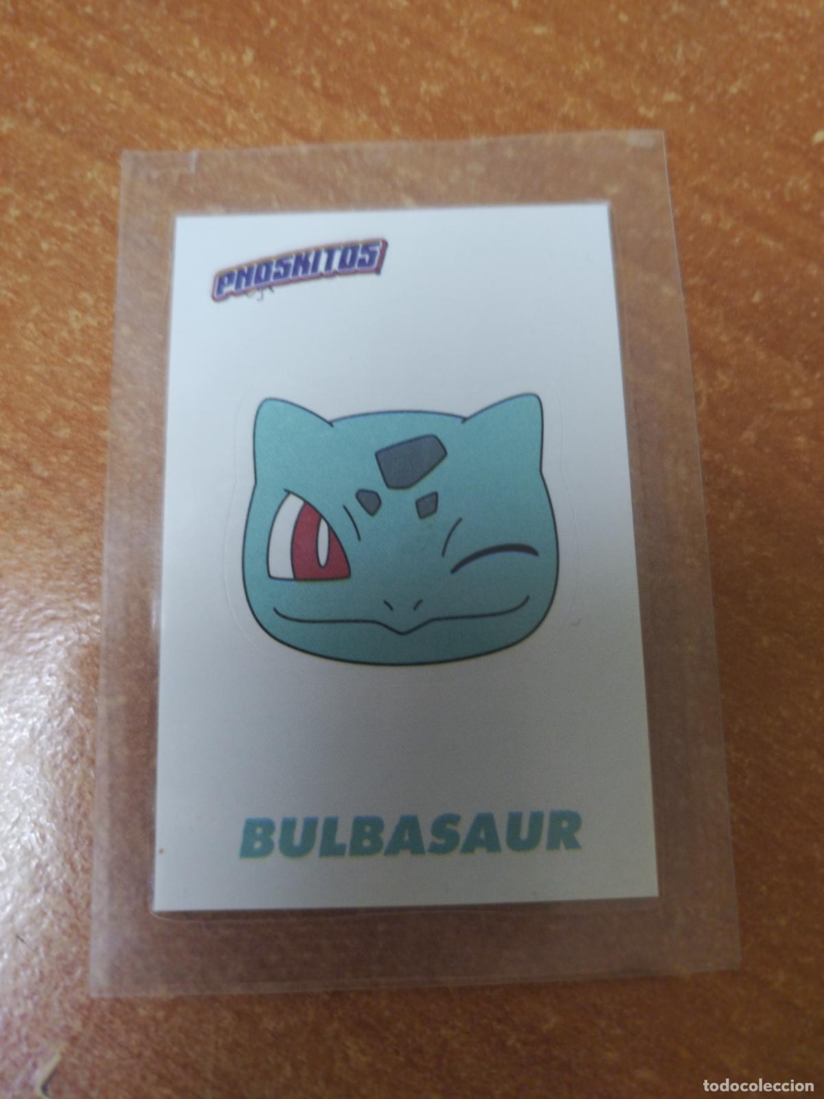 Coleccionismo Cromos antiguos: CROMO PEGATINA PHOSKITOS -POKEMON - BULBASAUR- ( 2024 ) NUEVO EN SU ENVOLTORIO