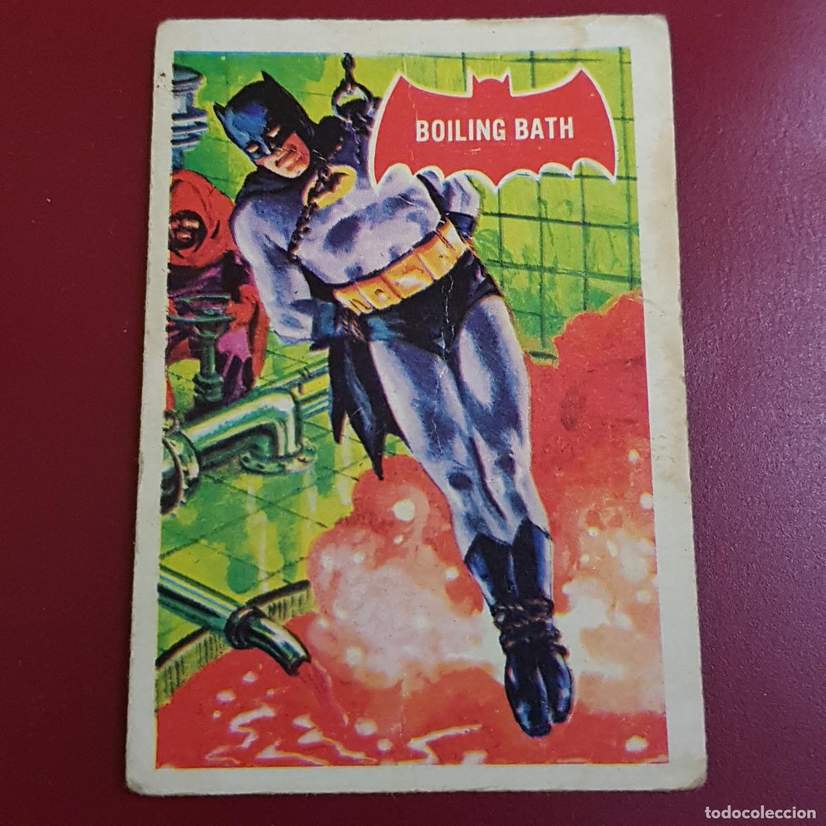 Coleccionismo cromos antiguos: TOPPS - BATMAN A SERIES 1966 - BOILING BATH 12A