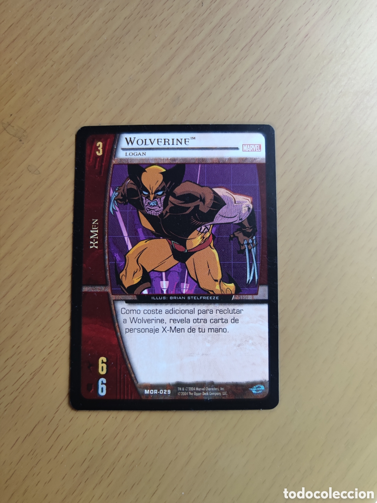 Coleccionismo cromos antiguos: Carta VS. System - X-MEN Wolverine - Foto 1