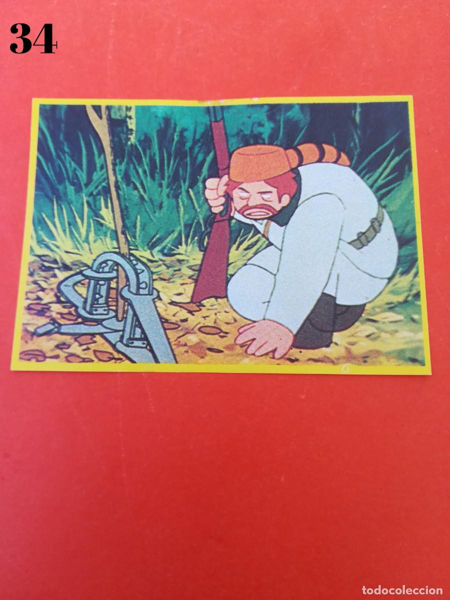 Coleccionismo Cromos antiguos: Cromo n.34 Jacky el oso de tallac- danone - sin pegar