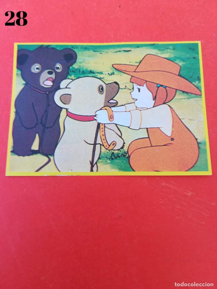 Coleccionismo Cromos antiguos: Cromo n.28 Jacky el oso de tallac- danone - sin pegar