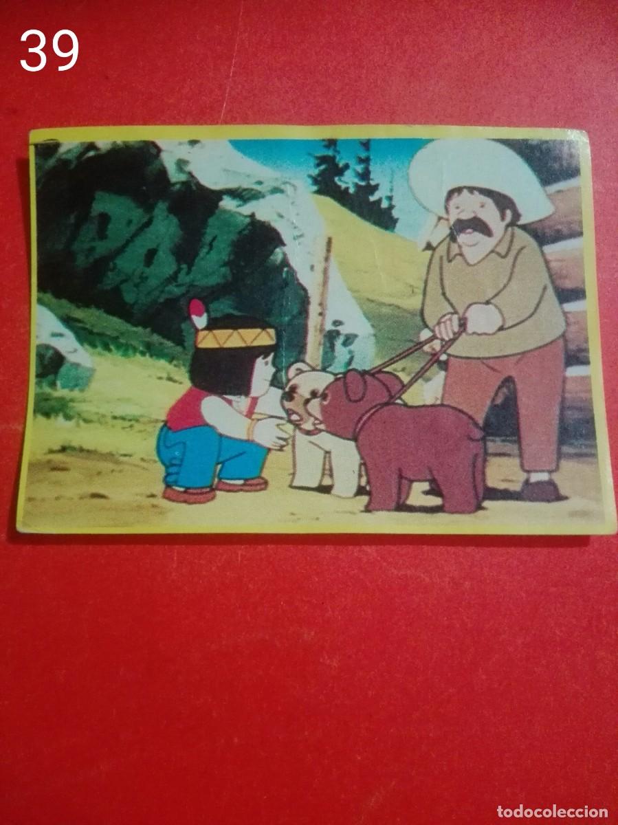 Coleccionismo Cromos antiguos: Cromo n.39 Jacky el oso de tallac- danone - sin pegar
