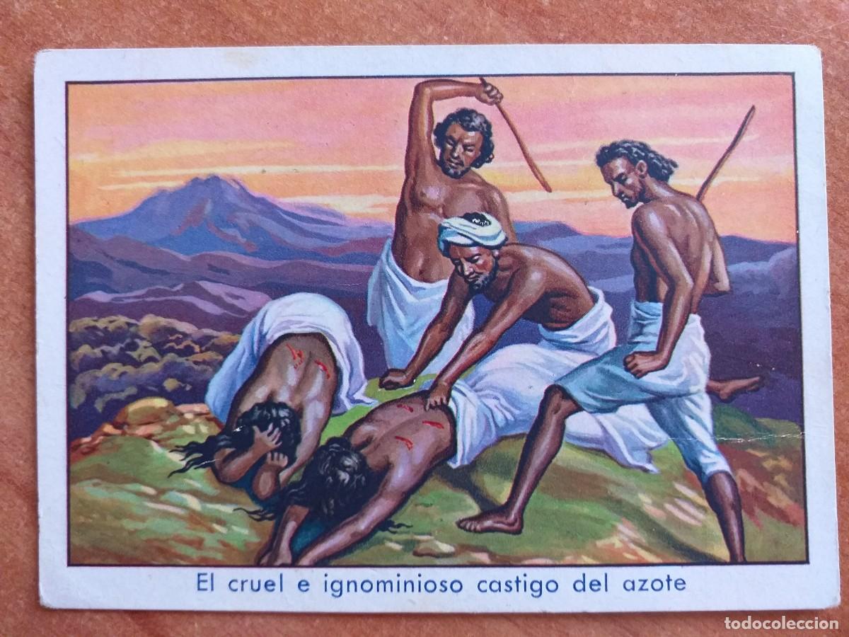 Coleccionismo cromos antiguos: CROMO COLECCI&Oacute;N ABISINIA - EL CRUEL E IGNOMINIOSO CASTIGO DEL AZOTE - CHOCOLATES EDUARDO P&Iacute;