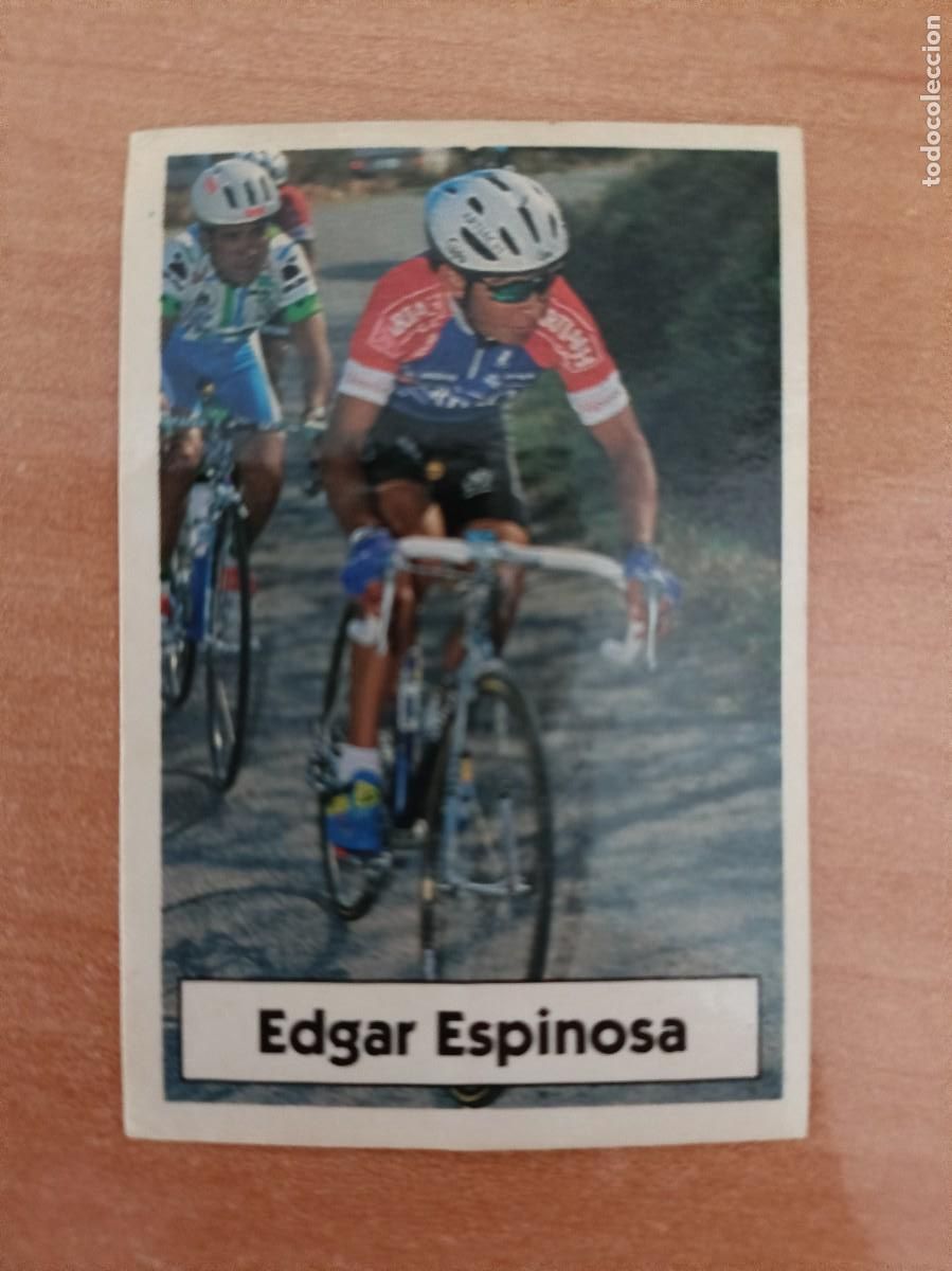 Coleccionismo cromos antiguos: edgar espinosa, la vuelta ciclista - Foto 1