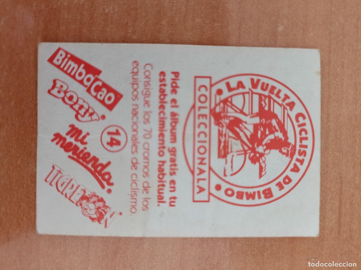 Coleccionismo cromos antiguos: edgar espinosa, la vuelta ciclista - Foto 2