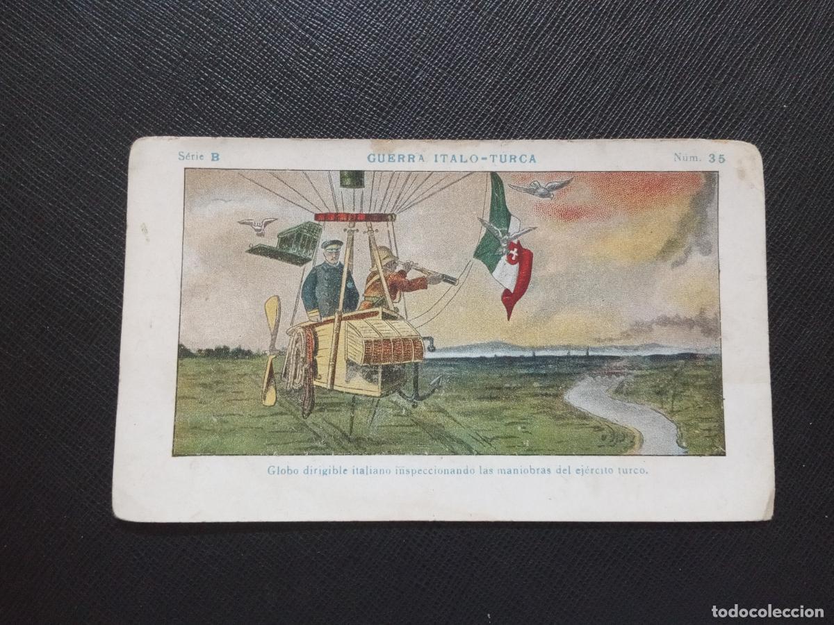 Collectionnisme Cartes &agrave; collectionner anciennes: 35 GUERRA ITALO TURCA CROMO CHOCOLATES JUNCOSA - CC9 SB4