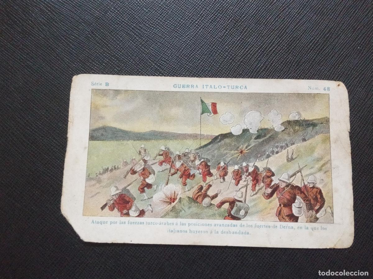 Collectionnisme Cartes &agrave; collectionner anciennes: 48 GUERRA ITALO TURCA CROMO CHOCOLATES JUNCOSA - CC9 SB4