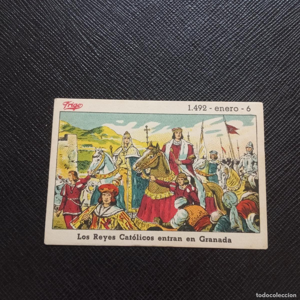 Coleccionismo cromos antiguos: 6 EFEMERIDE FRIGO CROMO - CC8 - Foto 1