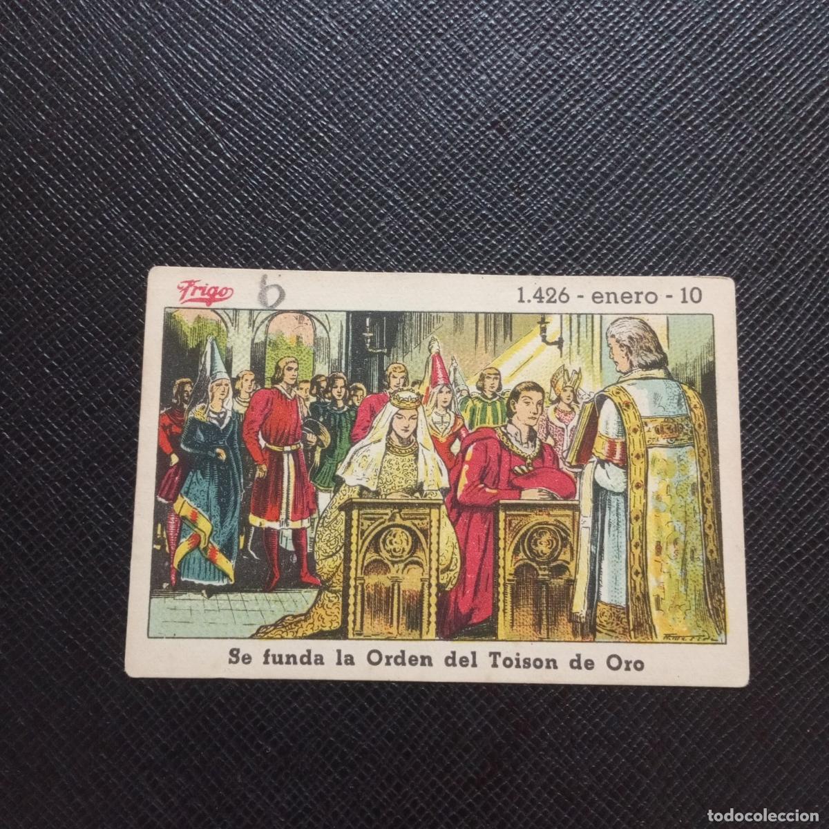 Coleccionismo cromos antiguos: 10 EFEMERIDE FRIGO CROMO - CC8 - Foto 1