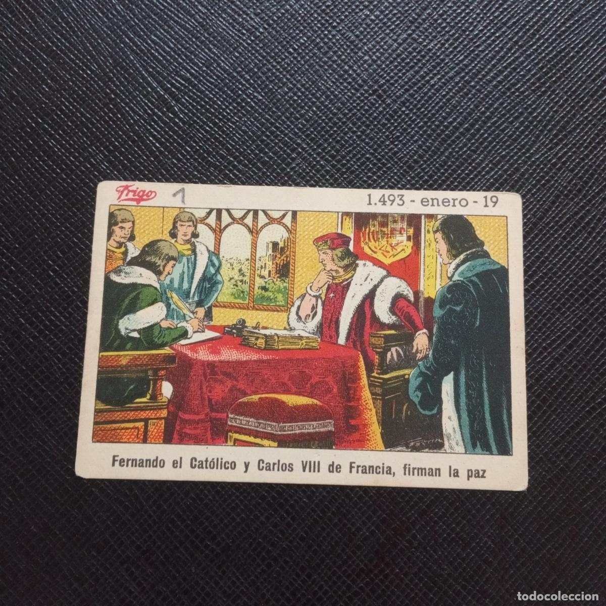 Coleccionismo cromos antiguos: 19 EFEMERIDE FRIGO CROMO - CC8 - Foto 1