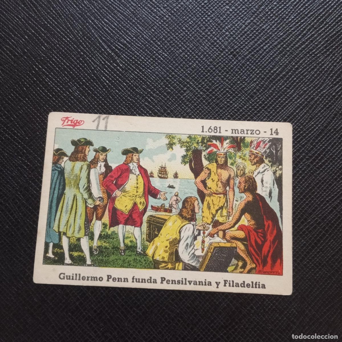 Coleccionismo cromos antiguos: 74 EFEMERIDE FRIGO CROMO - CC8 - Foto 1
