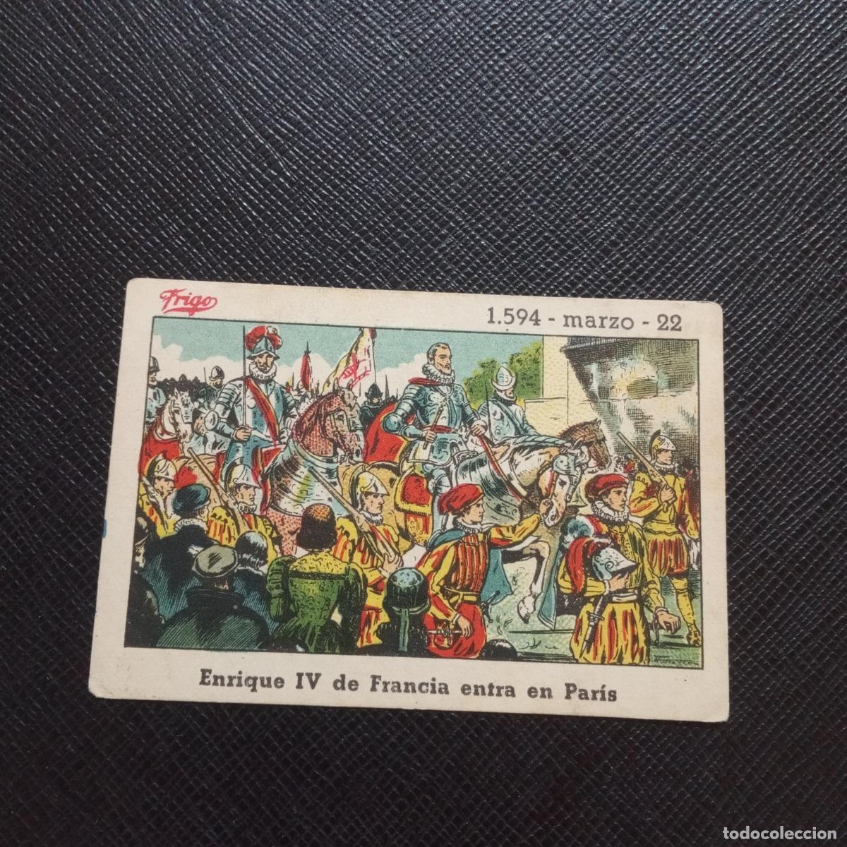 Coleccionismo cromos antiguos: 82 EFEMERIDE FRIGO CROMO - CC8 - Foto 1