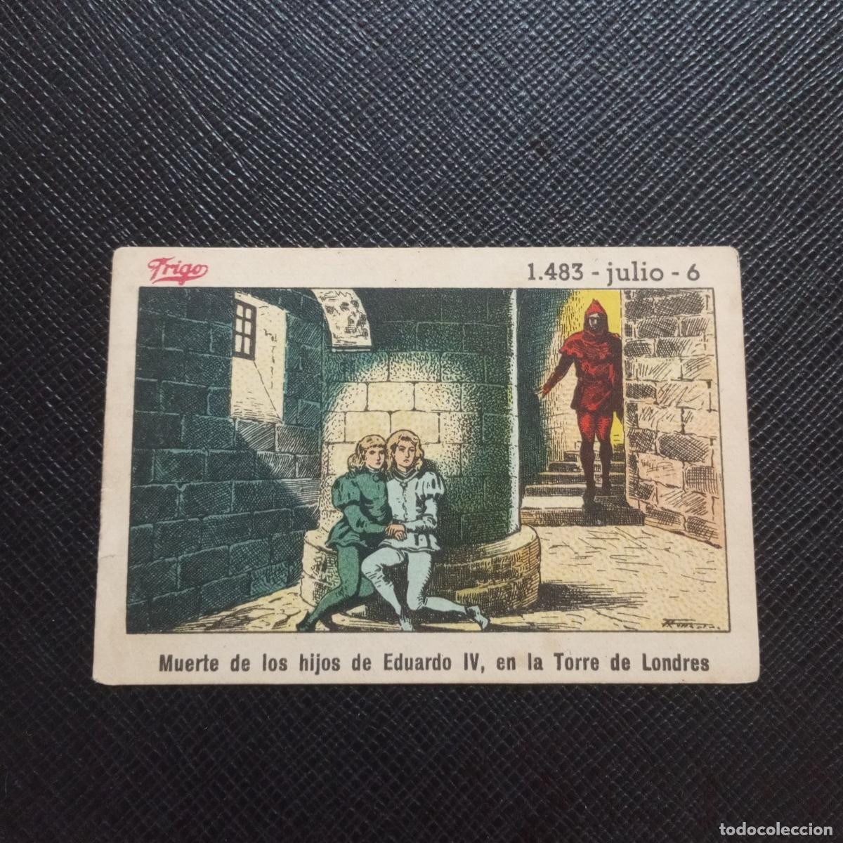 Coleccionismo cromos antiguos: 188 EFEMERIDE FRIGO CROMO - CC8 - Foto 1