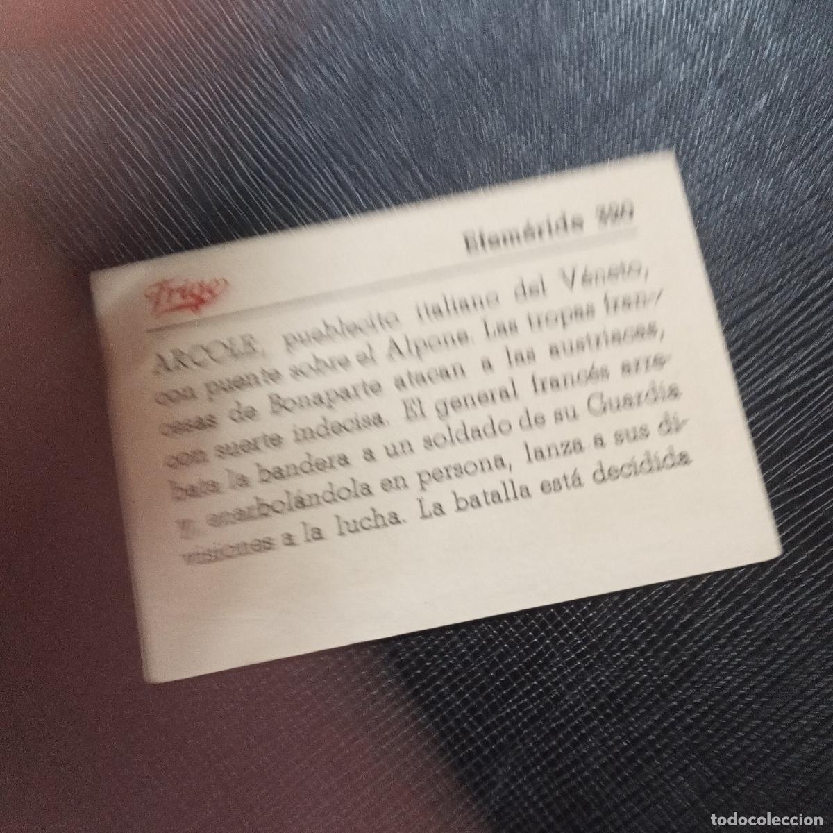 Coleccionismo cromos antiguos: 320 EFEMERIDE FRIGO CROMO - CC8 - Foto 2