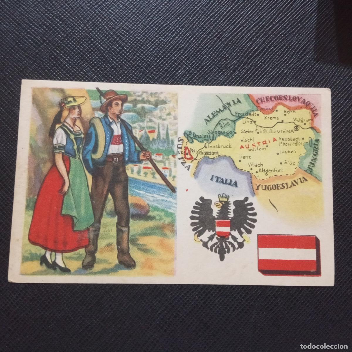 Coleccionismo Cromos antiguos: 17 AUSTRIA PAISES Y NACIONES DEL MUNDO CHOCOLATES Y BOMBONES MONCUNILL - CC9 SB11